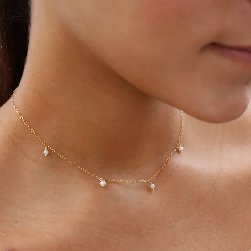 Delicate Pearl Necklace