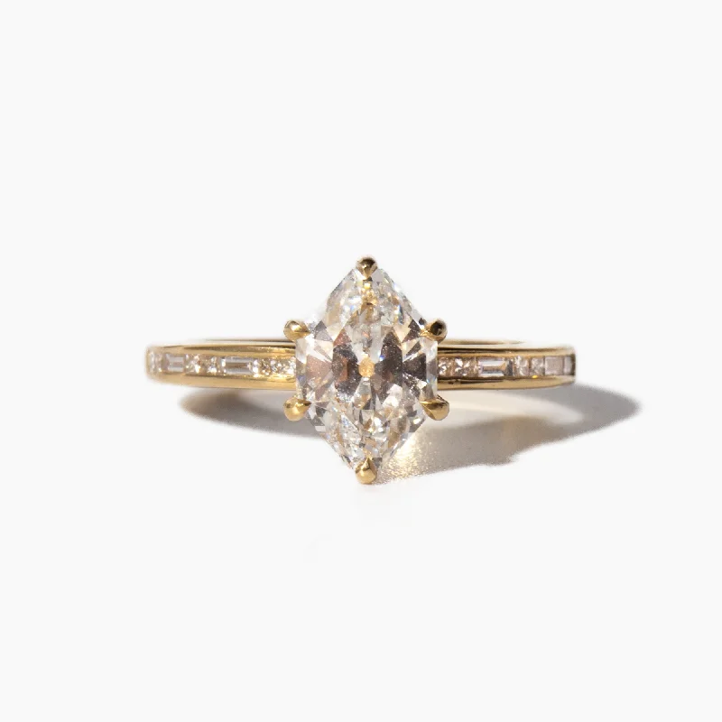 1.50 ct Lab-Grown Octagon Portico Ring