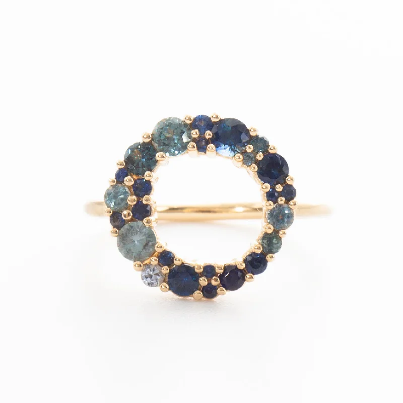 Bubble Multicolor Sapphire Ring