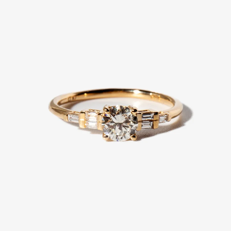 Diamond Una Corda Ring