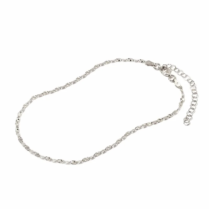 Confetti Diamond-Cut Chain Anklet