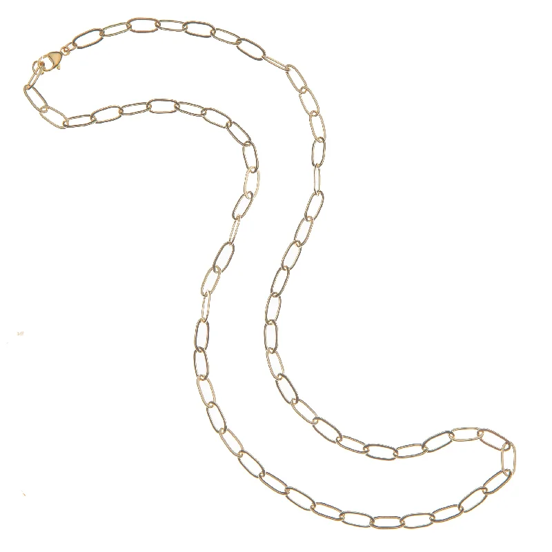 Gold Drawn Link 18" - 20" Chain