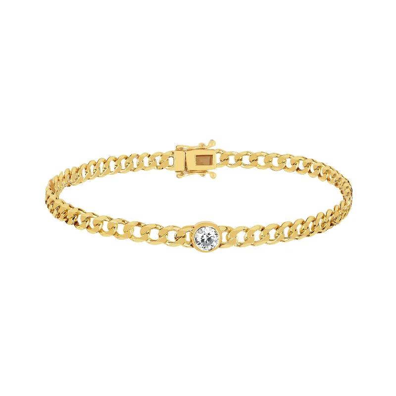 Sari Diamond Bracelet - Yellow Gold