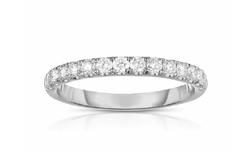 Fink's 14K White Gold 1/2 Way Round Diamond Band