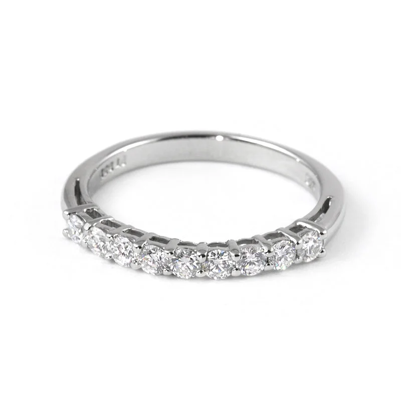 Fink's Prong Set 9 Round Diamond Band