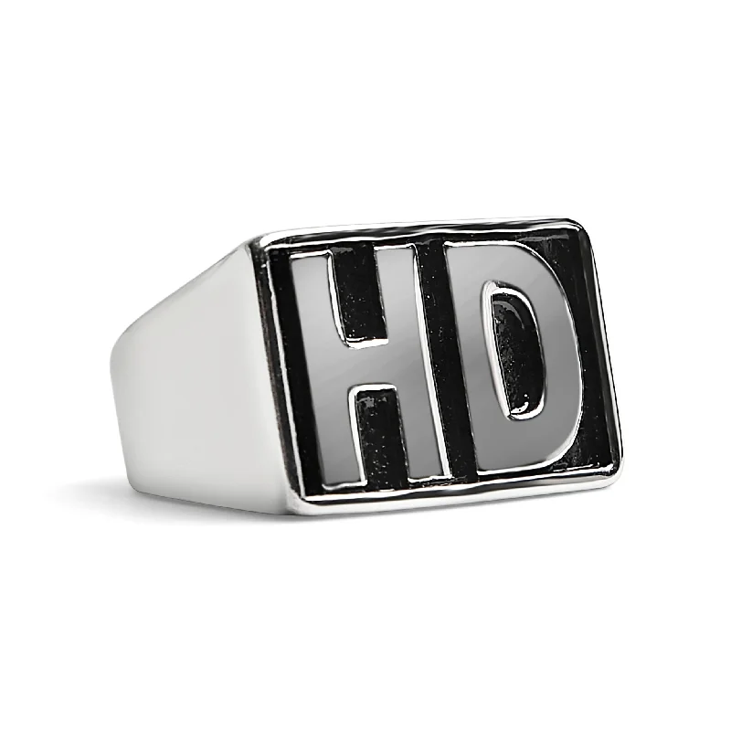 Stainless Steel Heavy Duty "HD" Signet Ring / SCR4112