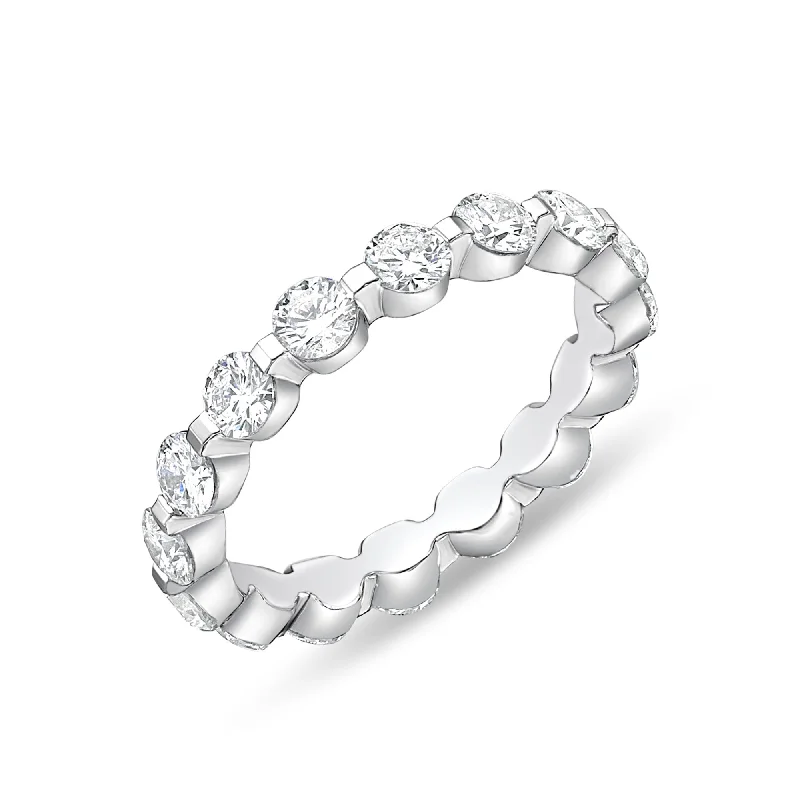 Memoire "Precious Prong" Diamond Eternity Band