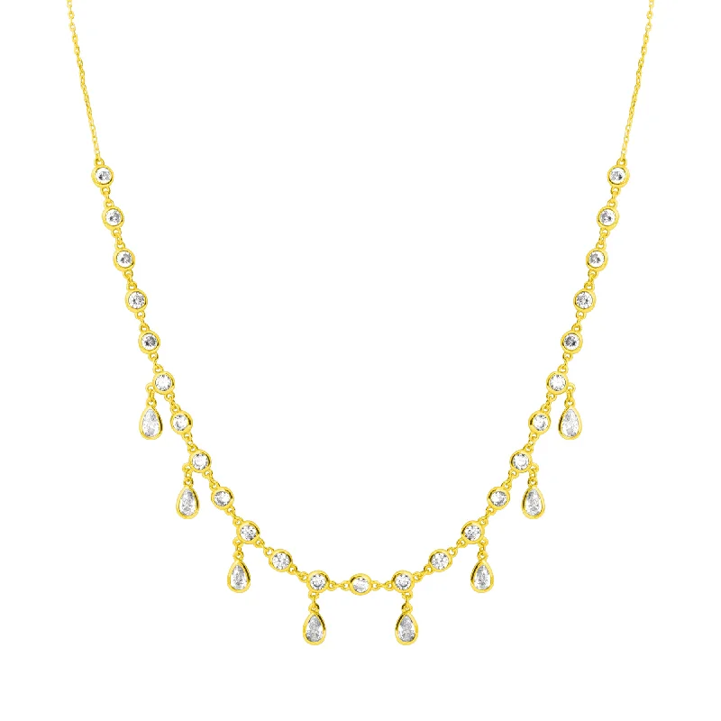 SADIE SHAKER NECKLACE GOLD