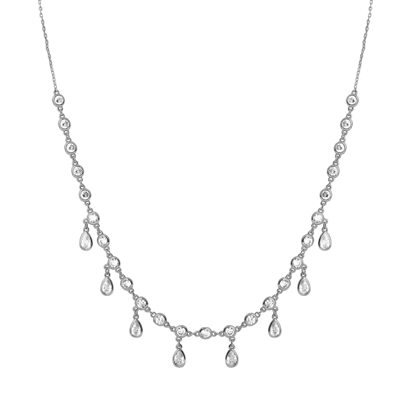 SADIE SHAKER NECKLACE SILVER