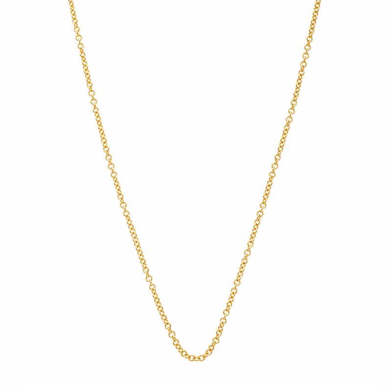 Oval Link Chain - Yellow Gold