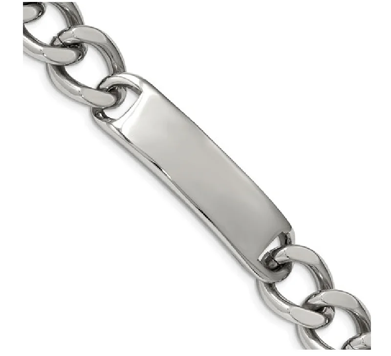 Stainless Polished I.D. Bracelet