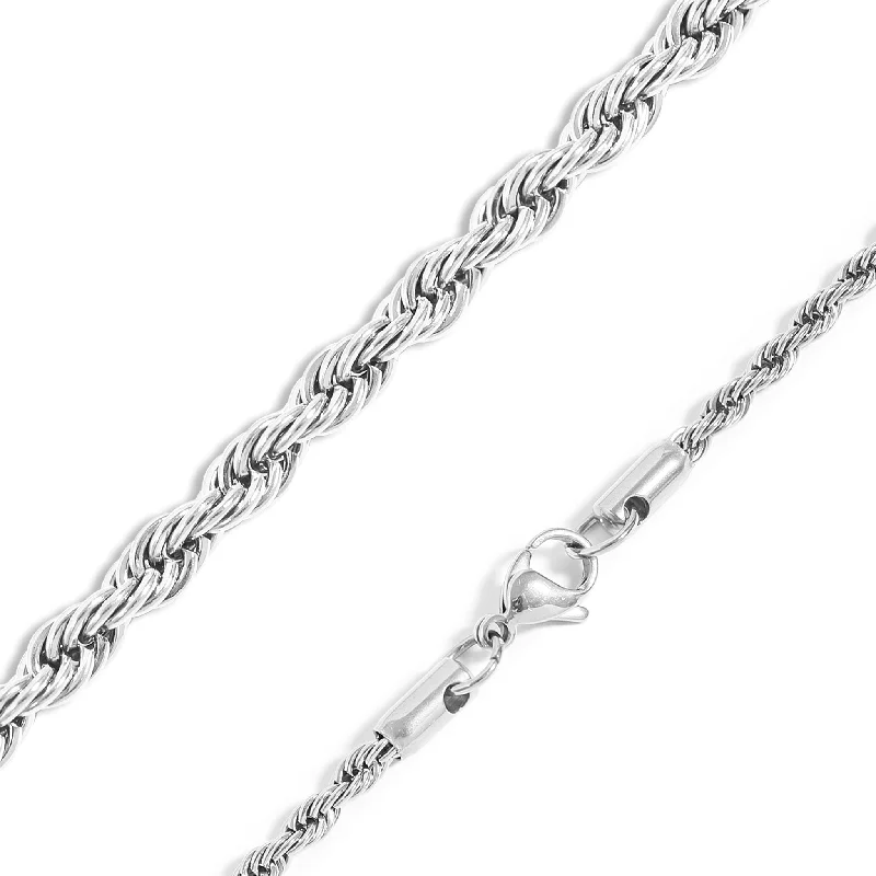 Stainless Steel Rope Chain Necklace / CHN9700