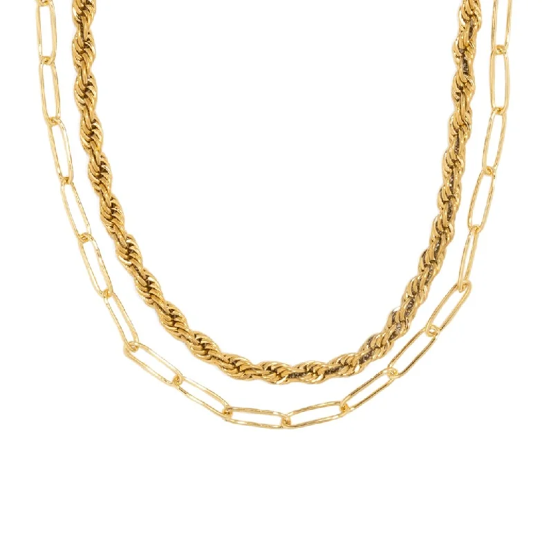 TORZAL CLIP GOLDEN NECKLACE