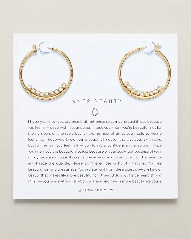 Inner Beauty Hoop Earrings