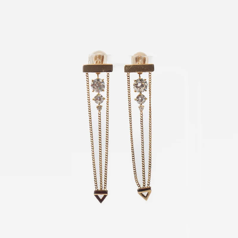 Levitate Diamond Trio Earrings