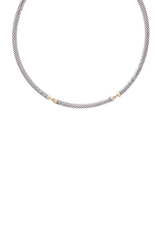 Cable Choker Necklace