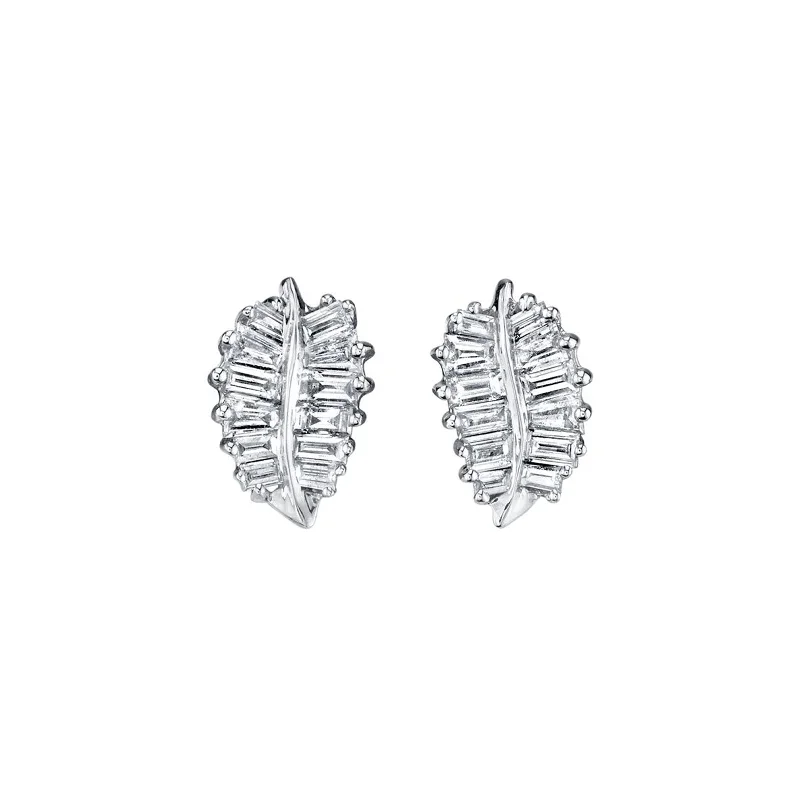 Palm Leaf Studs - Small