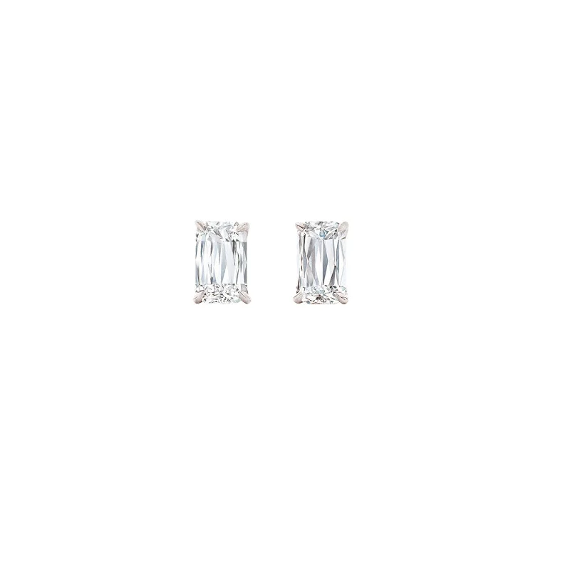 Ashoka Diamond Stud Earrings - Platinum