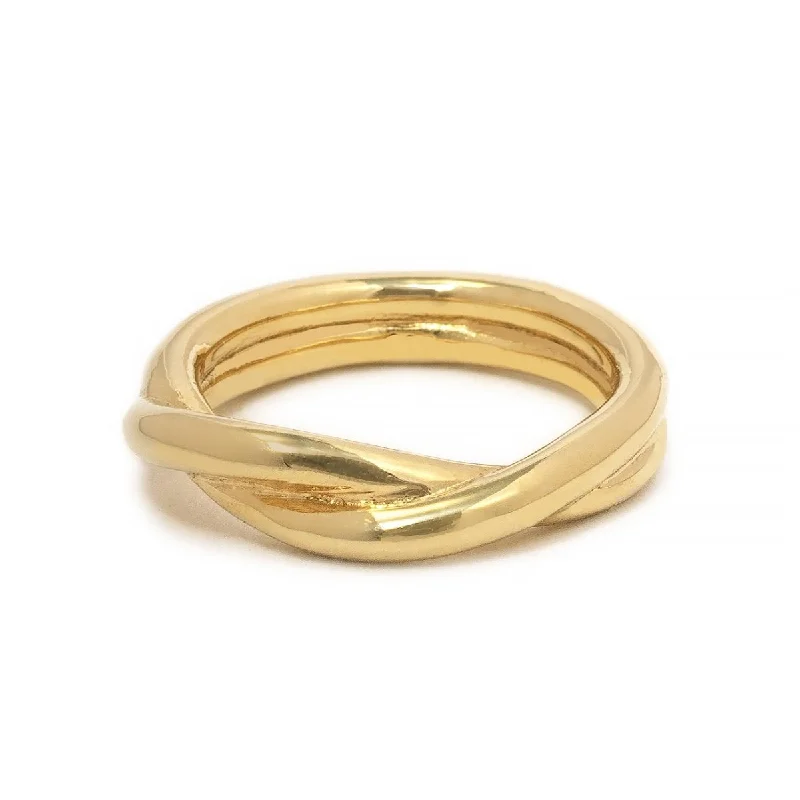 Forever Knot Double Band Ring