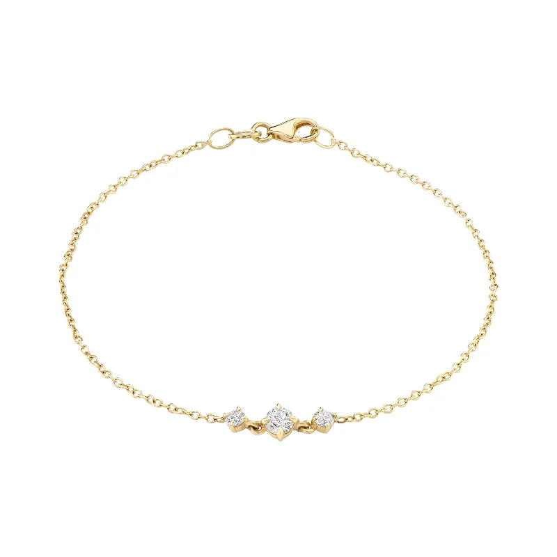 Mini Eclat Diamond Chain Bracelet