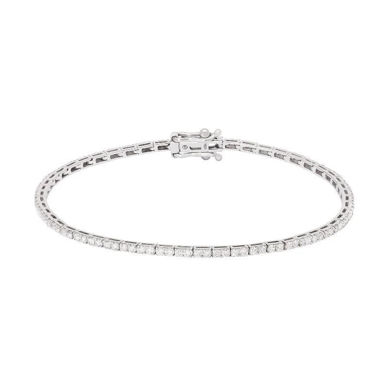 Tennis Bracelet - White Gold