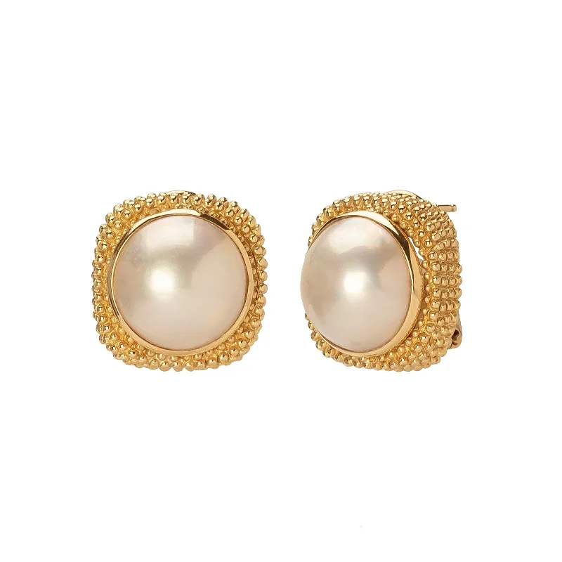 Mabe Pearl Earrings