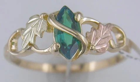 Black Hills Gold Ladies' Emerald Band