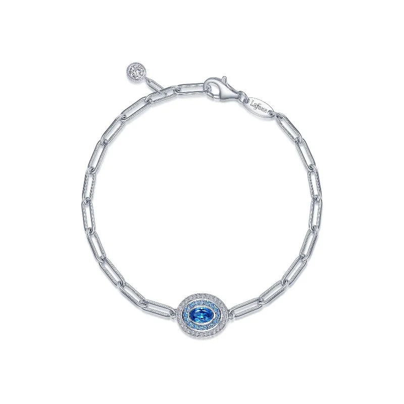 Double-Halo Link Bracelet