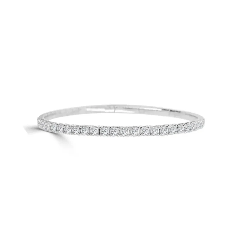 Full Eternity Flexible Diamond Bangle - 2.o carats