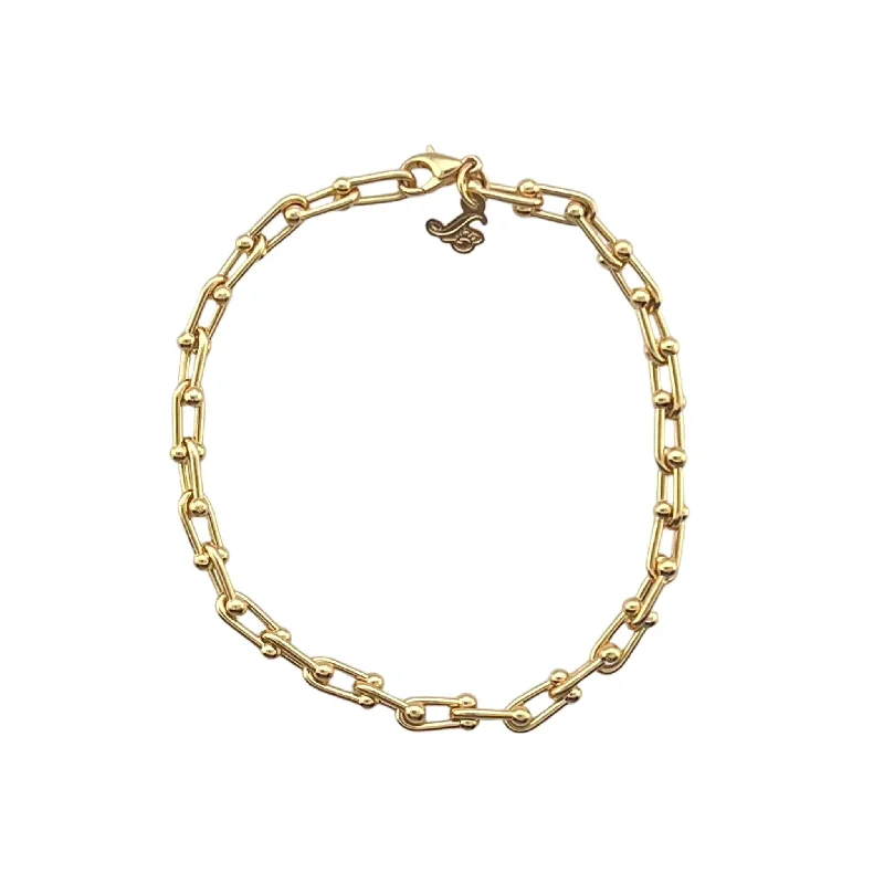 SB253A 18K Gold Plated Micro Link Bracelet